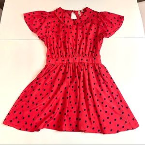 Cute Forever 21 Exclusive Red Polka Dots Dress